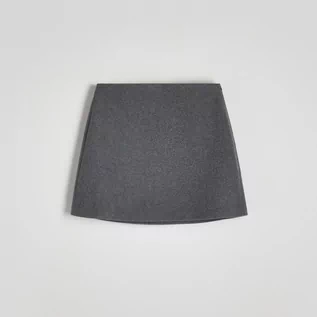 Spódnice - Reserved - Spódnica mini - Szary - grafika 1