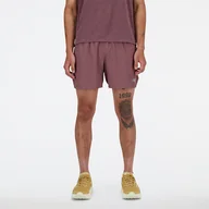 Spodenki męskie - Spodenki męskie New Balance MS41286LIE  bordowe - miniaturka - grafika 1