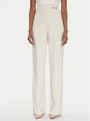 Spodnie damskie - Rinascimento Spodnie materiałowe CFC0122883003 Beżowy Regular Fit - miniaturka - grafika 1