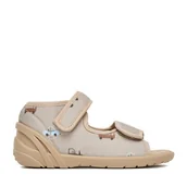 Buty dla chłopców - Kapcie Lasocki Kids CEO-LASOCKI-04 Beżowy - miniaturka - grafika 1