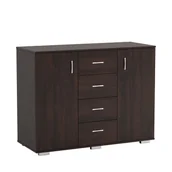 Komody - Komoda V Skąpski Meble Sonoma, Biały Mat - miniaturka - grafika 1