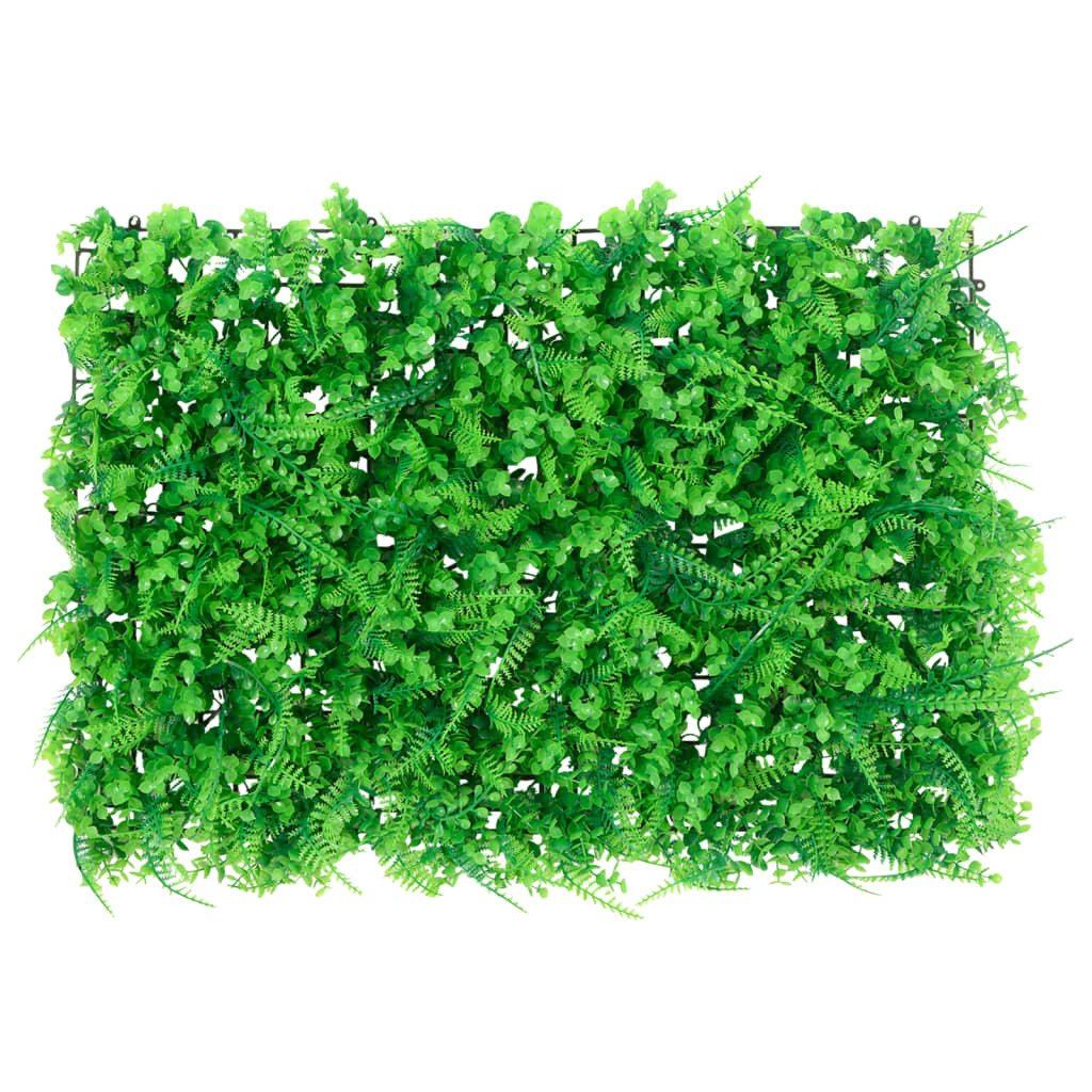 vidaXL Sztuczna zasłona z liści paproci 24 szt. Zielony 40x60 cm