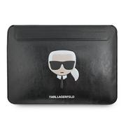 Torby na laptopy - Head Karl Lagerfeld Karl Lagerfeld Sleeve KLCS14KHBK 13/14" czarny/black Ikonik Karl s KF000902-0 - miniaturka - grafika 1