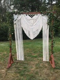 Ścianka makramowa - Dekoracje domu - miniaturka - grafika 1