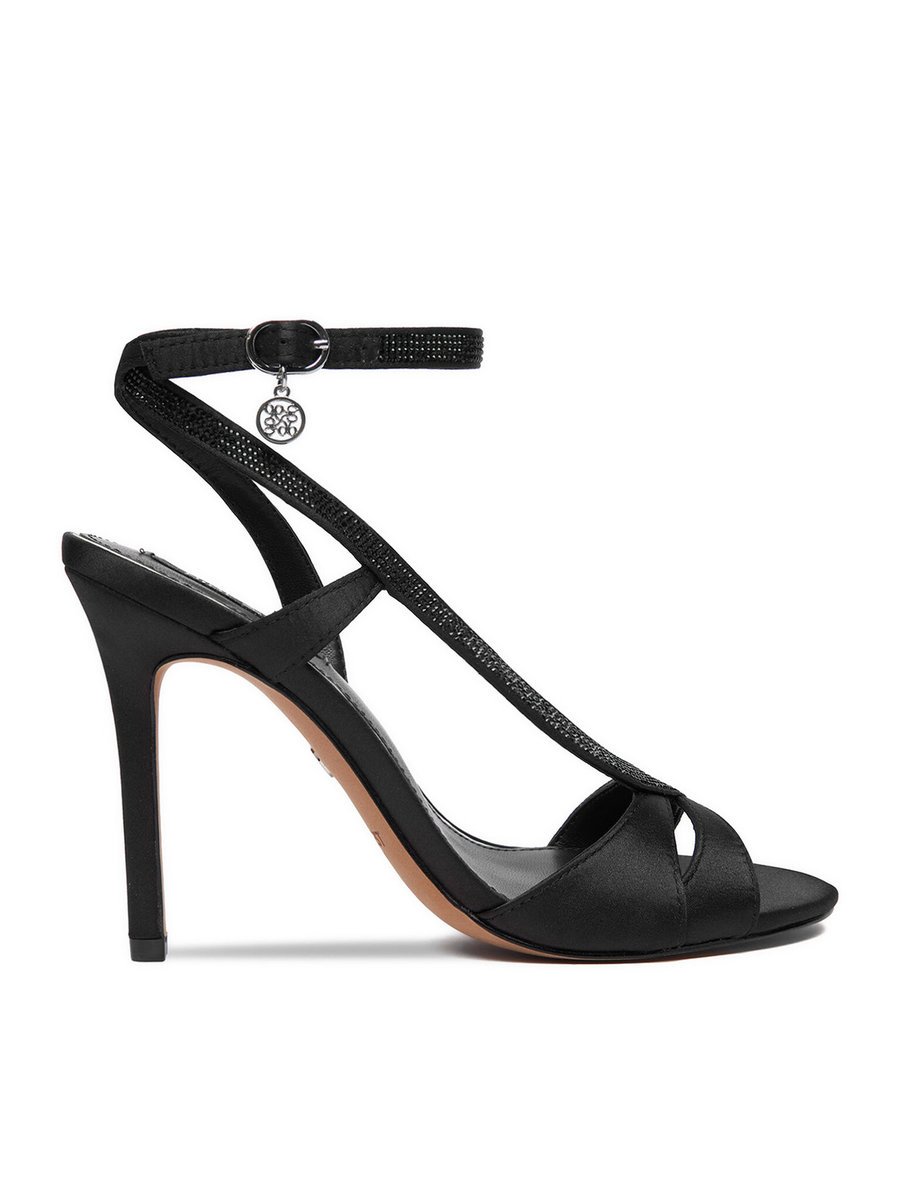 Nine West Sandały Damskie Czarny NINE WEST-EO-LS1005252-1 Czarny