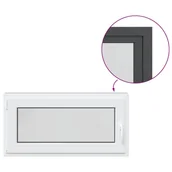 Tablice i flipcharty - vidaXL Okno piwniczne RISOR 100x50 cm uchylno-rozwierne DIN lewe - miniaturka - grafika 1