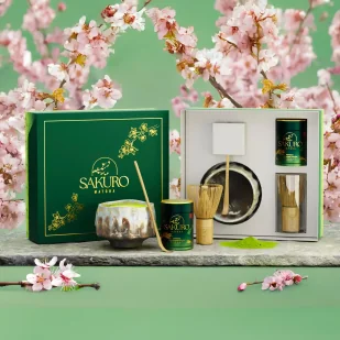 Zestaw Matchy Finest w puszce 40g z czarką Shizuku - Herbata Zestaw Matchy Finest w puszce 40g z czarką Shizuku - Herbata - miniaturka - grafika 1