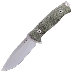 Nóż LionSteel M5 Green Canvas Micarta, Satin Blade Sleipner (M5 CVG) - Noże - miniaturka - grafika 1