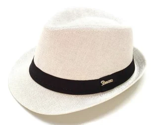 Kapelusz męski damski jackson PANAMA plażowy uniseks biały 60cm - Czapki męskie - miniaturka - grafika 1