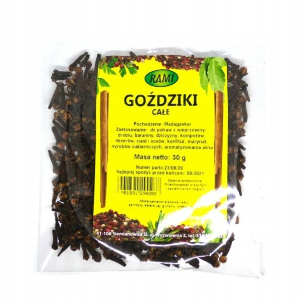 Goździk cały 30g Rami