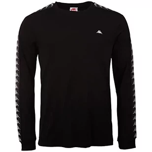 Kappa Lars Men T-shirt męski, regularny krój, Caviar, S - Koszulki męskie - miniaturka - grafika 1