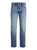 Spodnie męskie - Jack & Jones Dżinsy - Regular fit - w kolorze niebieskim - miniaturka - grafika 1