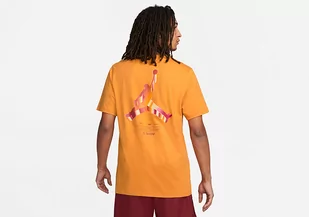 Nike Air Jordan Jumpman 3D Crew Tee Light Curry - Koszulki męskie - miniaturka - grafika 1