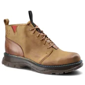 Botki damskie - Brązowe Trzewiki Damskie Maciejka Wygodne Obuwie - miniaturka - grafika 1