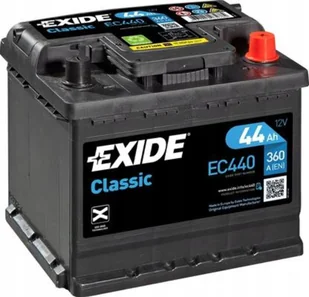 Akumulator EXIDE 12V 44Ah/360A CLASSIC P+ en 207x175x190 B13 rozruchowy - Ładowarki i akumulatory - miniaturka - grafika 1