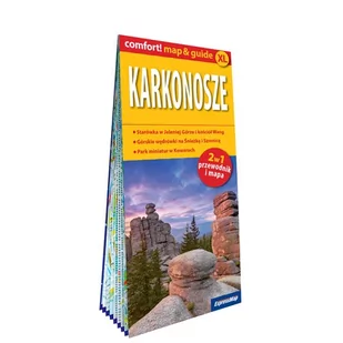 Karkonosze laminowany map&guide 2w1 przewodnik i mapa - Opracowanie zbiorowe - książka - Przewodniki - miniaturka - grafika 1