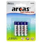 Baterie i akcesoria - Arcas AAA/LR03, Super Heavy Duty, 4 pc(s) ...nie z tej ziemi - OFERTY z KOSMOSU - miniaturka - grafika 1