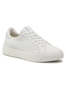 ECCO Sneakersy Street Tray W 29114301007 Biały - Sneakersy damskie - miniaturka - grafika 1