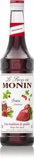Monin Syrop STRAWBERRY 0,7 L - truskawkowy - Syropy i koncentraty owocowe - miniaturka - grafika 1