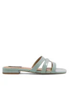 Klapki i japonki damskie - Nine West Klapki 123AL1207-1 Niebieski - miniaturka - grafika 1