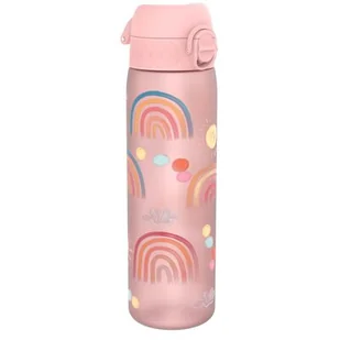Butelka na wodę ION8 różowa w tęczę 500ml - Bidony dla dzieci - miniaturka - grafika 1