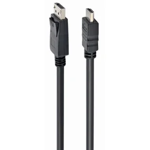 Gembird kabel DISPLAYPORT M -> HDMI M 1m (CC-DP-HDMI-1M) - Adaptery i przejściówki - miniaturka - grafika 1