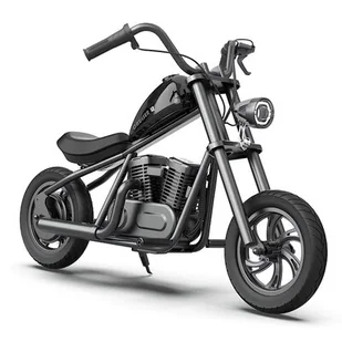 Cruiser 12 Plus Motocykl elektryczny - czarny Hyper Gogo - Pojazdy elektryczne dla dzieci - miniaturka - grafika 1