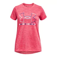 Koszulki dla dziewczynek - Koszulka dziewczęca Under Armour Tech BL Twist SS - miniaturka - grafika 1