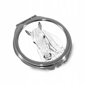 Lusterka do makijażu - Koń Camargue Lusterko kieszonkowe składane - miniaturka - grafika 1
