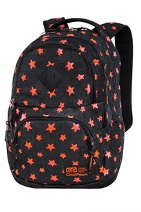 CoolPack Plecak Dart Denim Orange Stars - Plecaki szkolne i tornistry - miniaturka - grafika 1