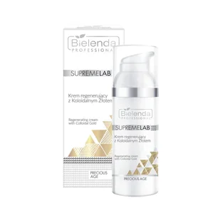 Bielenda Professional Krem regenerujący z koloidalnym złotem 50ml - Kremy do twarzy - miniaturka - grafika 1