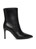 Botki damskie - Gino Rossi Botki EO-GLC6306-6320-5 Czarny - miniaturka - grafika 1