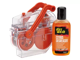 WELDTITE Maszyna do czyszczenia łańcucha DIRTWASH DIRT TRAP CHAIN DEGREASER MACHINE + Odtłuszczacz 75ml WLD-6017) WLD-6017 - Łańcuchy rowerowe - miniaturka - grafika 1