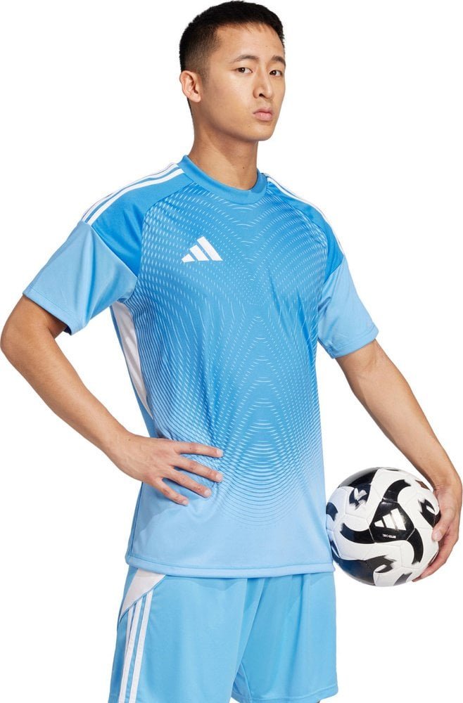 Koszulka bramkarska męska adidas Tiro 25 Competition Jersey Short Sleeve niebieska JI9715 S