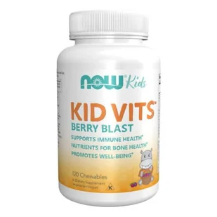 Now Foods Kid Vits (multiwitamina dla dzieci) - 120 pastylek - Witaminy i minerały - miniaturka - grafika 1