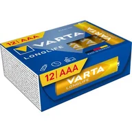 Baterie i akcesoria - Baterie AAA LR03 VARTA Longlife (12 szt.) - miniaturka - grafika 1