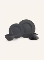 Serwisy obiadowe - Villeroy & Boch 20-Cz. Zestaw Naczyń Manufacture Rock schwarz - miniaturka - grafika 1