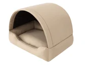 Legowiska dla psów - Buda, legowisko z daszkiem 2w1 domek dla psa - miniaturka - grafika 1