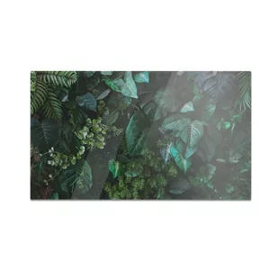 Szklana deska kuchenna HOMEPRINT Zielone liście tropikalne 60x52 cm - Deski do krojenia Szklana deska kuchenna HOMEPRINT Zielone liście tropikalne 60x52 cm - Deski do krojenia - miniaturka - grafika 1