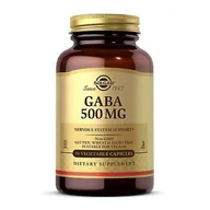 Witaminy i minerały dla sportowców - SOLGAR SOLGAR Gaba 500mg 50vegcaps - miniaturka - grafika 1
