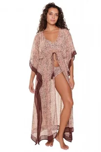Lingadore Kimono 7206P-1 zebra print sukienka plażowa - Stroje kąpielowe - miniaturka - grafika 1