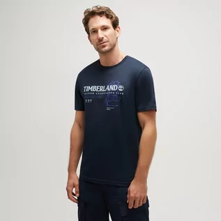 Koszulki męskie - TIMBERLAND T-SHIRT SS REGENERATIVE ORGANIC COTTON OUTDOOR - Timberland - grafika 1