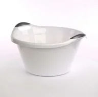 Inne artykuły do sprzątania - Miska/wanienka plastikowa Artgos owalna biała14 l - miniaturka - grafika 1