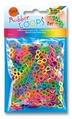 Zabawki kreatywne - RUBBER LOOPS NO NAME Gumki ósemki 500 szt mix kolorów - miniaturka - grafika 1