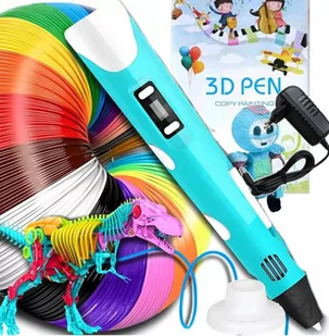 Długopis Drukarka 3d Pen Zestaw +wkłady 110 Metrów + Szablony Zestaw Xxl - Długopisy - miniaturka - grafika 1