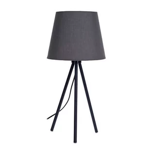 Lampa stołowa nocna, szara, 55x26 cm - Lampy stojące - miniaturka - grafika 1