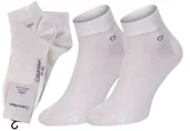 Skarpetki męskie - CALVIN KLEIN SKARPETY SKARPETKI STOPKI 2 PARY WHITE 701218706 002 - Rozmiar: 39-42 - miniaturka - grafika 1