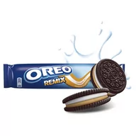 Ciastka - Oreo Remix Ciastka kakaowe z nadzieniem o smaku waniliowo-karmelowym 157 g - miniaturka - grafika 1