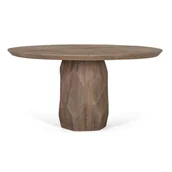 Stoły - Stół à manger wykonany ręcznie z litego drewna 150 cm - miniaturka - grafika 1