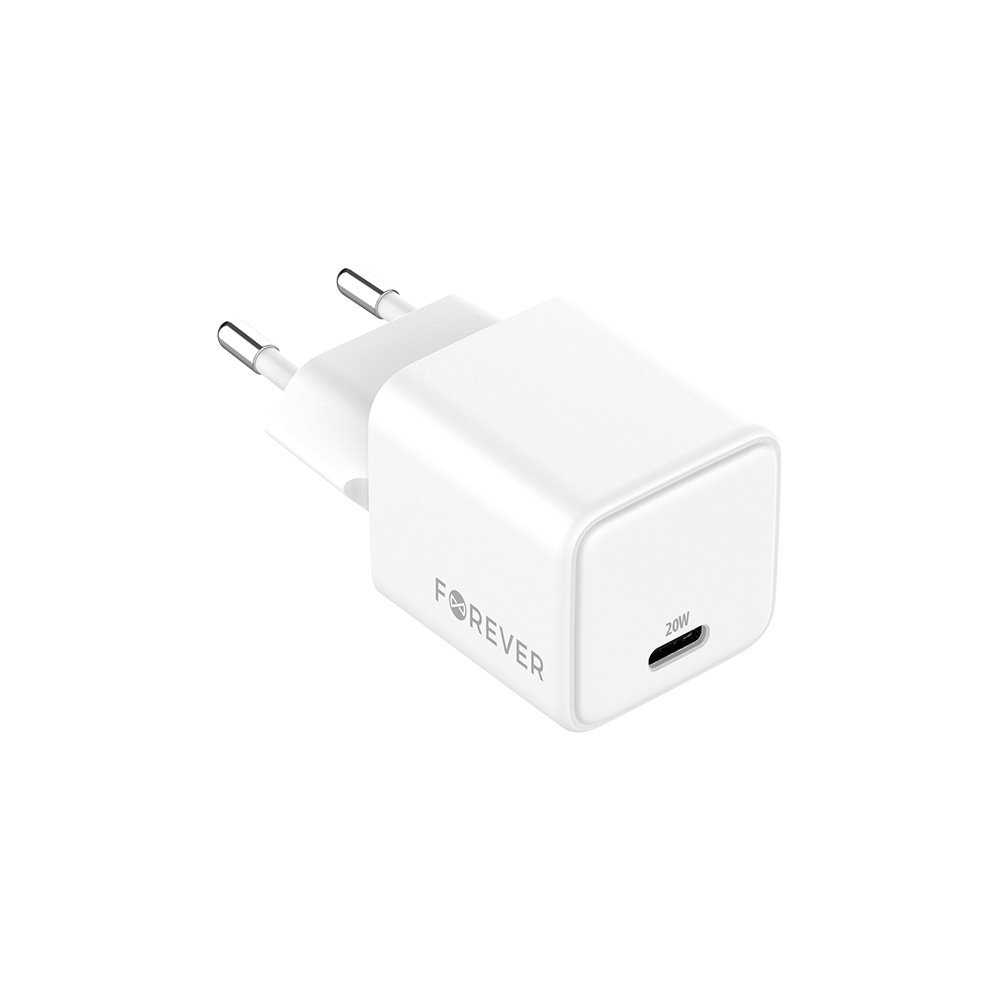 Forever Ładowarka sieciowa GaN PD QC TC-08-20C 1x USB-C 20W biała